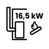 Harvia M3 - komín na zadní stěně +22 840 Kč